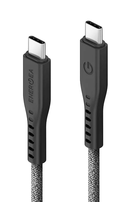 ENERGEA FLOW 10GPBS USB 3.2 GEN 2 C-C CABLE 10GBPS, 240W WITH MCT 2M -BLACK