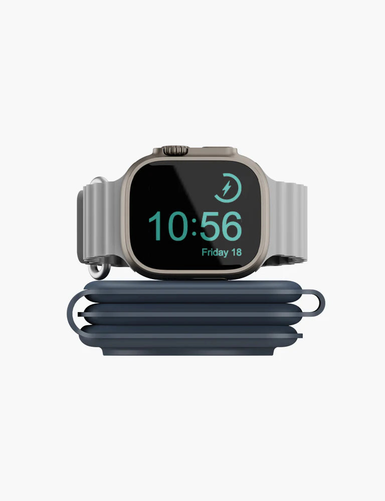 BAZIC GOMAG TRIO PLUS, 3IN1 ELEVATED FOLDABLE MAGNETIC WIRELESS CHARGER 15W IPHONE/WATCH/AIRPODS - NAVY BLUE