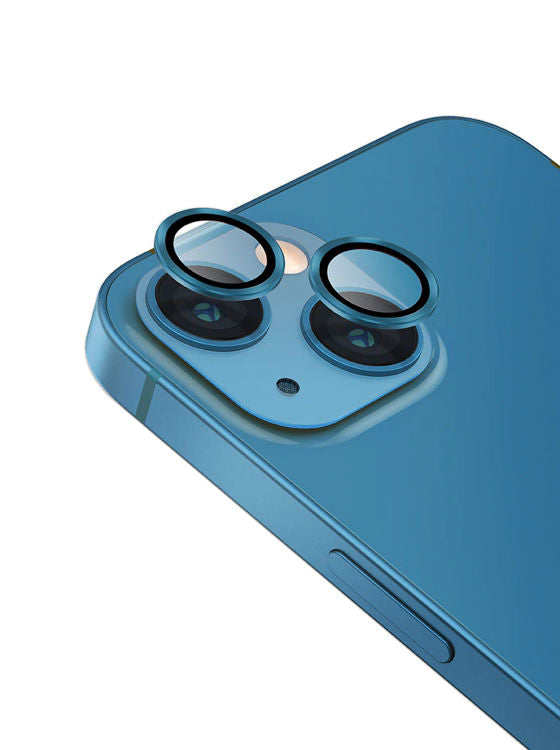 UNIQ OPTIX IPHONE 13 / 13 MINI CAMERA LENS PROTECTOR - CASPIAN (BLUE) - يونيك أوبتكس آيفون 13 / 13 ميني حماية عدسة الكاميرا - كاسبين (أزرق)