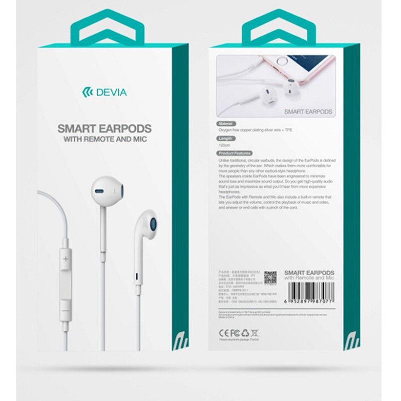 DEVIA SMART EARPODS AUX CAPLE