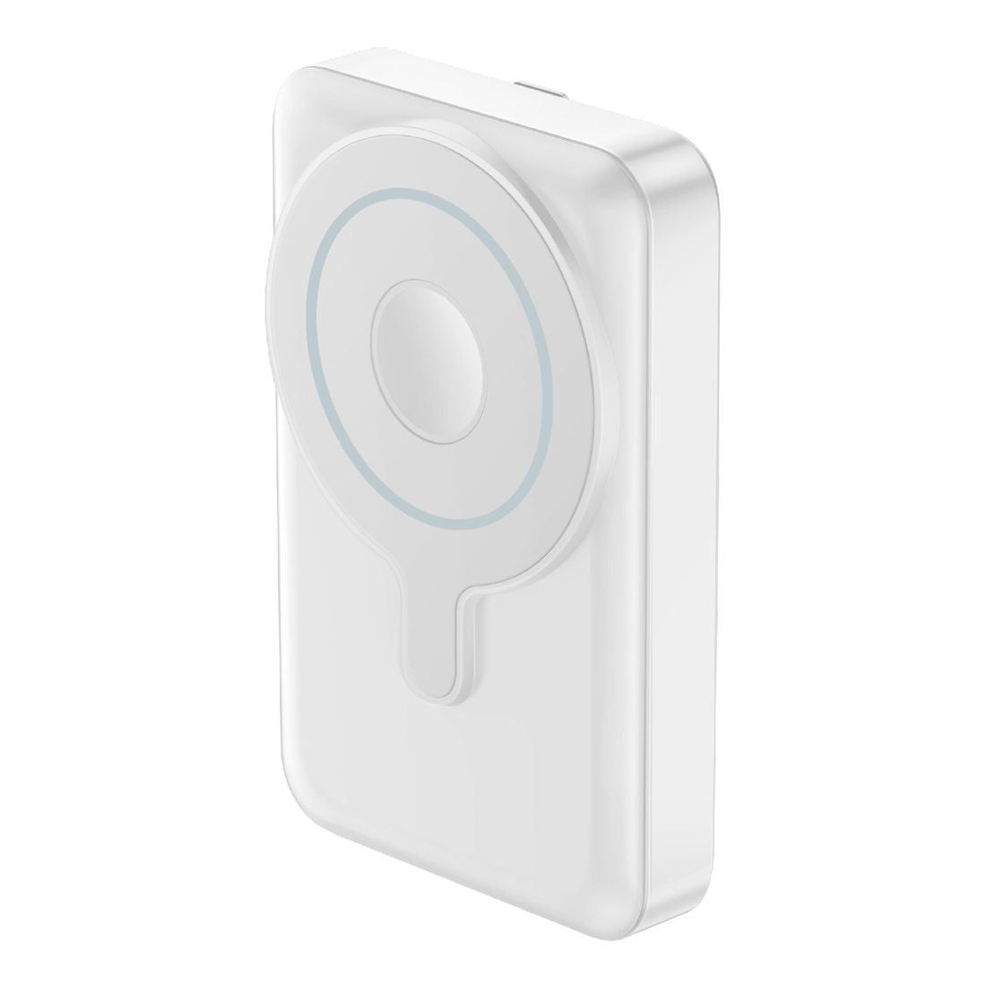 BAZIC GOPOWER 10K, 10000MAH MAGSAFE COMPATIBLE POWER BANK WITH BUILT-IN APPLE WATCH CHARGER - WHITE