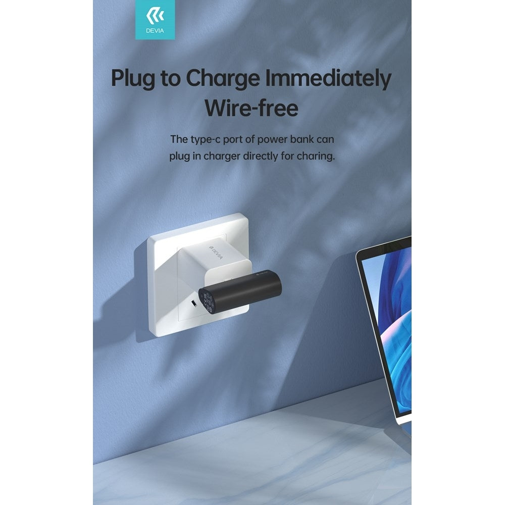 DEVIA POWER BANK 4800MAH TYPE C