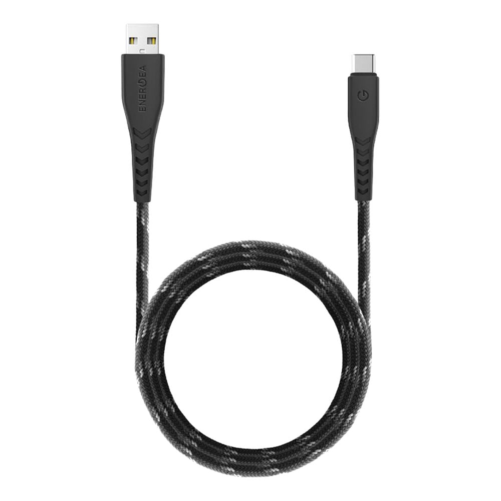 ENERGEA NYLOFLEX USB2.0 USB-A TO USB-C 3A CABLE 3M BLACK
