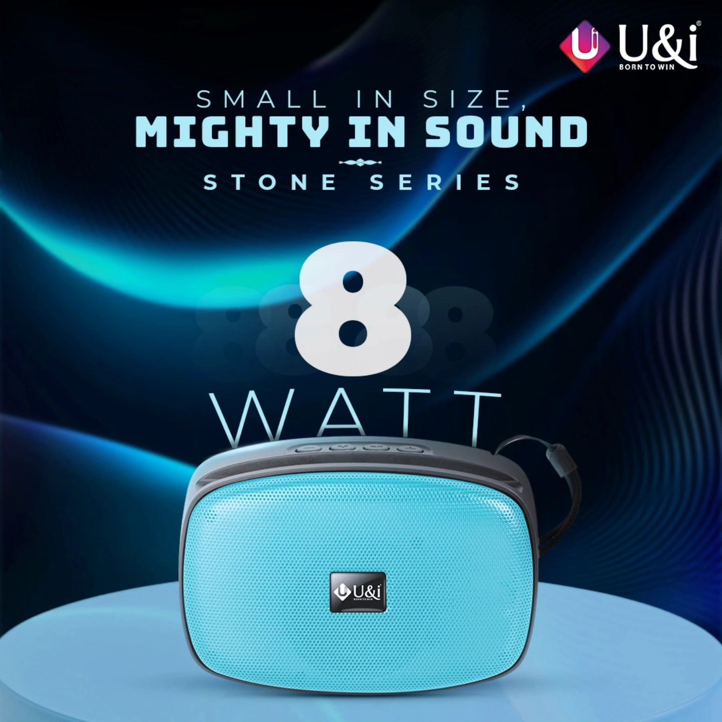 UIBS 4156 Stone Series Bluetooth Speaker with Clear Sound