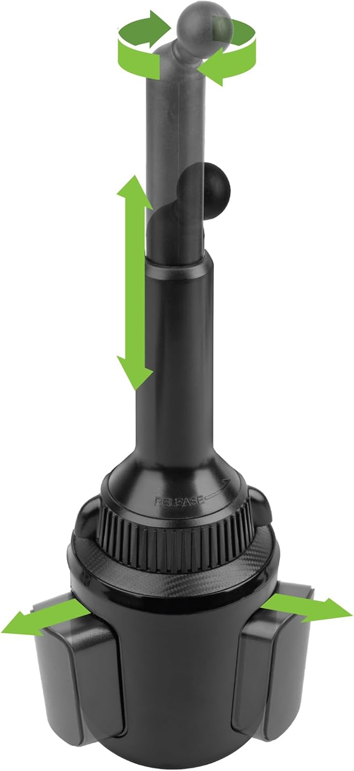 ENERGEA MAGDRIVE, MAGSAFE COMPATIBLE ALUMINUM CAR CHARGER (CUP HOLDER/AIRVENT) - GUN-BLK