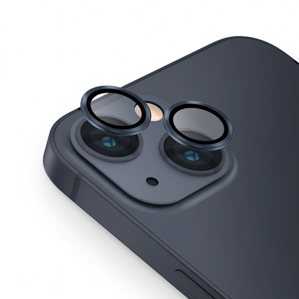 UNIQ OPTIX IPHONE 13 / 13 MINI CAMERA LENS PROTECTOR - MIDNIGHT (BLACK) - يونيك أوبتكس آيفون 13 / 13 ميني حماية عدسة الكاميرا - ميدنايت (أسود)