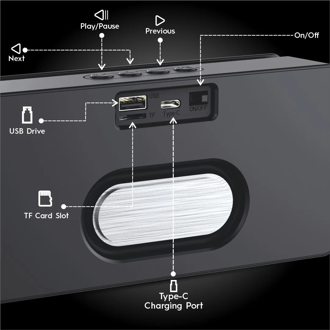 UIBS 5130 Gracious Series Bluetooth Speaker with Powerful Sound