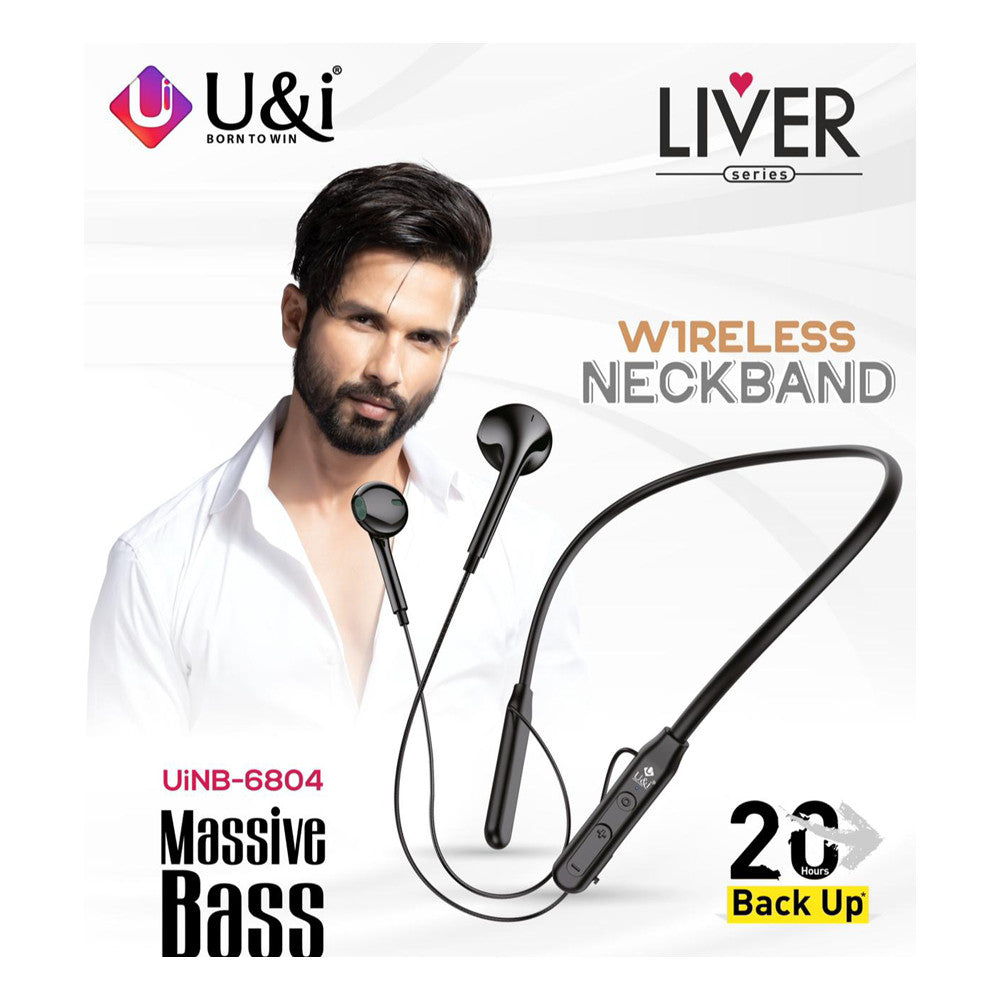 UINB 6804 Liver Series Neckband Earphones with Comfortable Design
