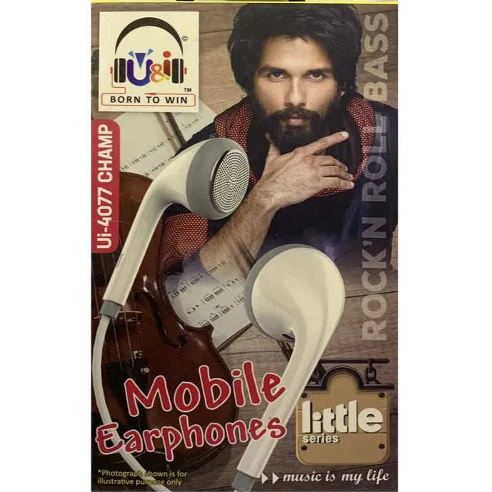 UI 4077 Little Series Wired Earphones with High-Quality Sound