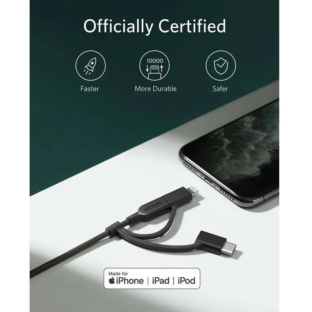 Anker Powerline II 3-in-1 Cable