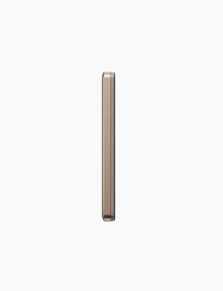 ENERGEA ALUPAC AIR, 5000MAH ULTRA LIGHT ALUMINIUM MAGSAFE COMPATIBLE POWER BANK - NATURAL