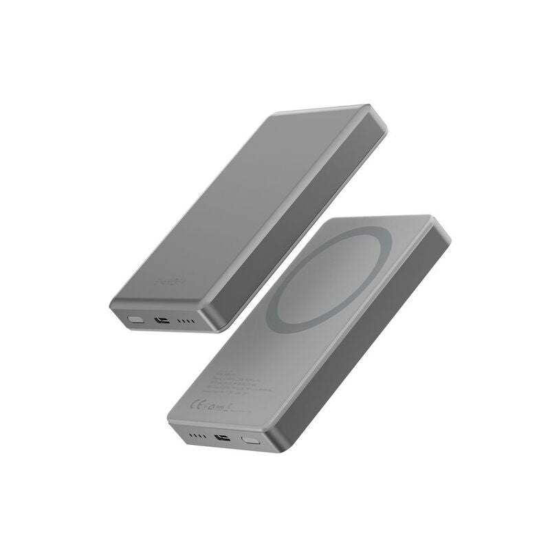 ENERGEA ALUPAC AIR, 10000MAH ULTRA LIGHT ALUMINIUM MAGSAFE COMPATIBLE POWER BANK - GUN