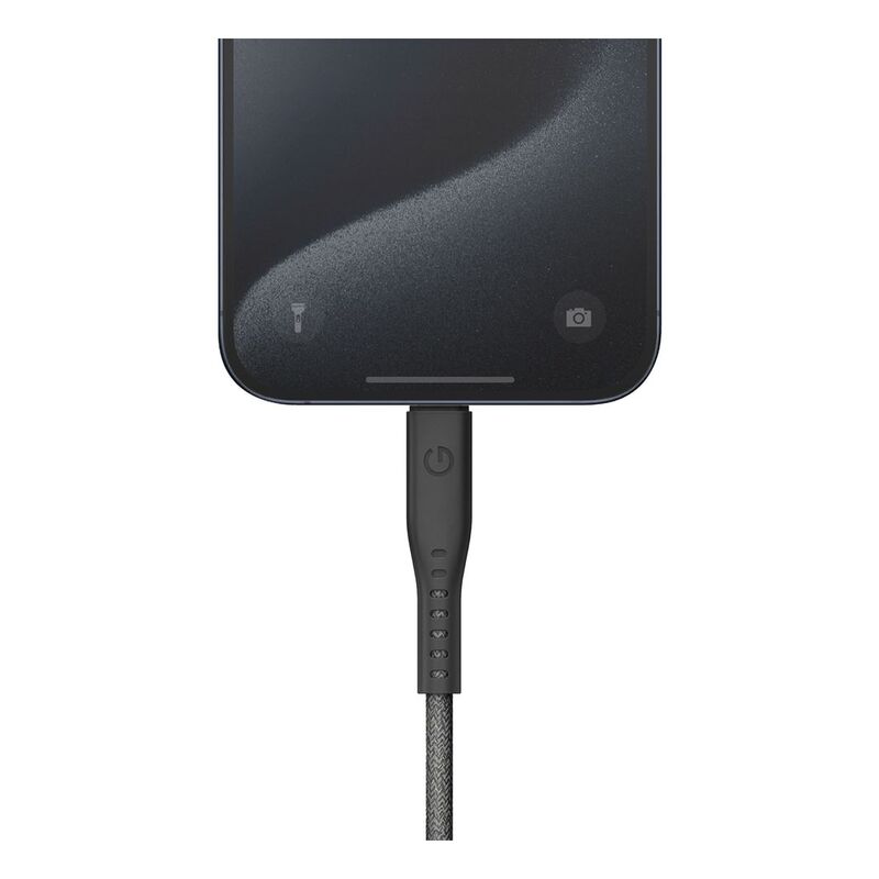 ENERGEA FLOW USB 3.2 GEN 2 C-C CABLE 10GBPS, 240W WITH VELCRO CABLE TIE 30CM - BLACK