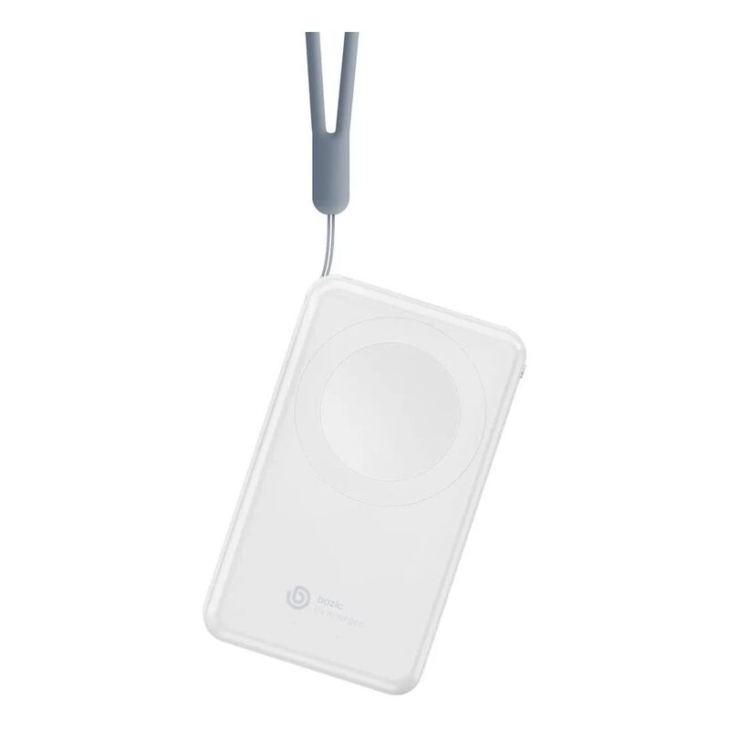 BAZIC GOPOWER MINI, 4000MAH PORTABLE APPLE WATCH CHARGER - WHITE