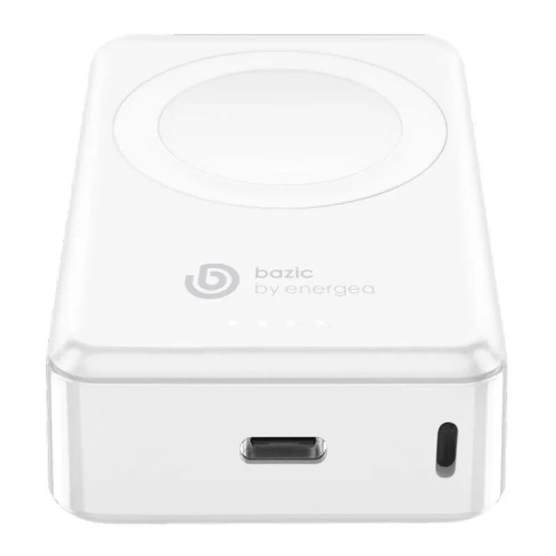 BAZIC GOPOWER MINI, 4000MAH PORTABLE APPLE WATCH CHARGER - WHITE