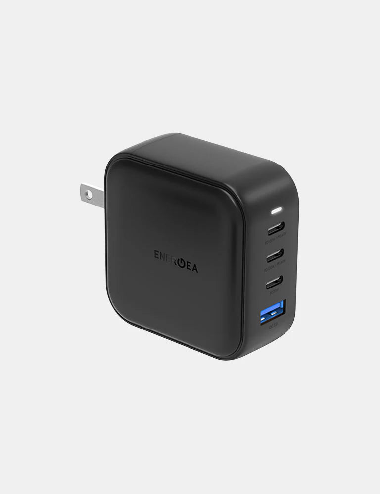 ENERGEA TRAVELHUB GAN100, 3C1A PD/USB/USB3.0 DESKTOP & WALL CHARGER,100W (US+EU+CUK) - BLACK
ONE CHARGER, TWO MODES
(USE IT AS WALL OR DESKTOP CHARGER)