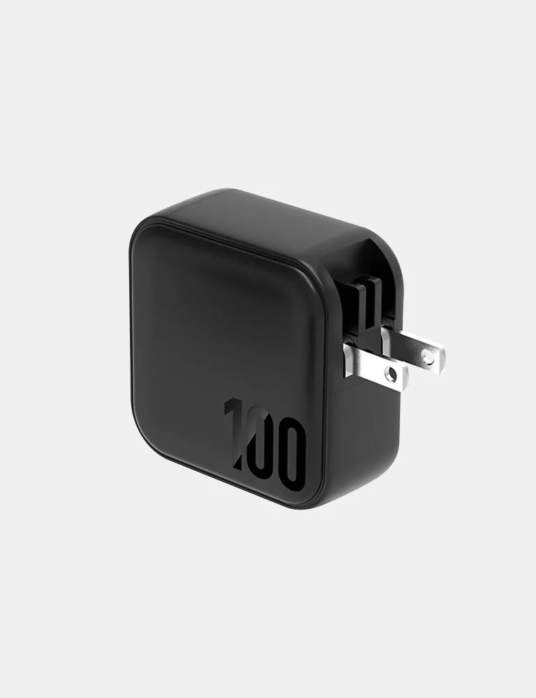 ENERGEA TRAVELHUB GAN100, 3C1A PD/USB/USB3.0 DESKTOP & WALL CHARGER,100W (US+EU+CUK) - BLACK
ONE CHARGER, TWO MODES
(USE IT AS WALL OR DESKTOP CHARGER)