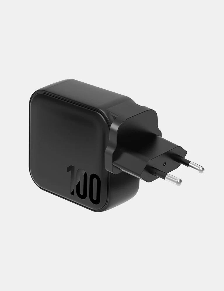 ENERGEA TRAVELHUB GAN100, 3C1A PD/USB/USB3.0 DESKTOP & WALL CHARGER,100W (US+EU+CUK) - BLACK
ONE CHARGER, TWO MODES
(USE IT AS WALL OR DESKTOP CHARGER)