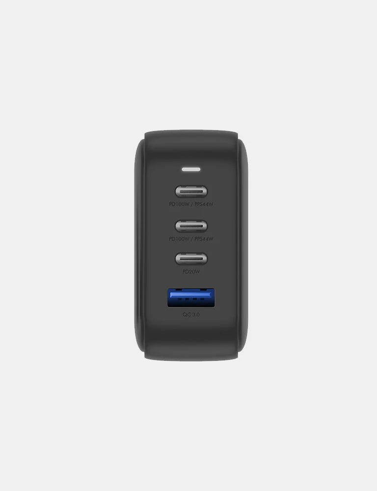 ENERGEA TRAVELHUB GAN100, 3C1A PD/USB/USB3.0 DESKTOP & WALL CHARGER,100W (US+EU+CUK) - BLACK
ONE CHARGER, TWO MODES
(USE IT AS WALL OR DESKTOP CHARGER)