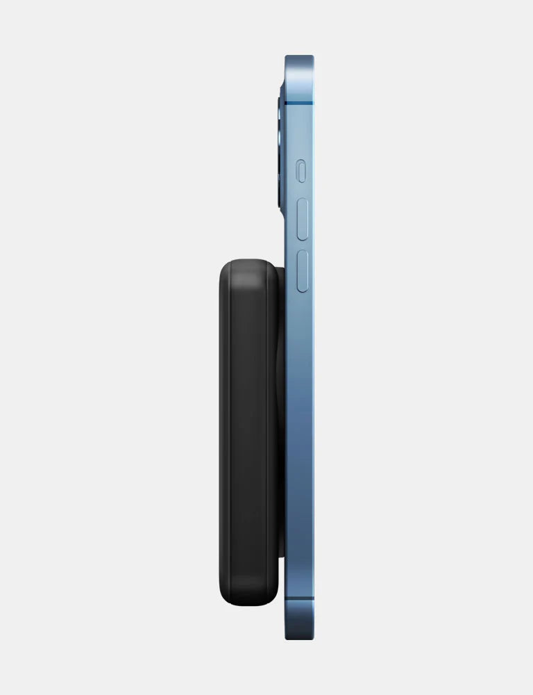 ENERGEA MAGPAC MINI 10000MAH ULTRA SLIM MAGSAFE COMPATIBLE POWER BANK WITH BUILT-IN VIDEO STAND - BLACK