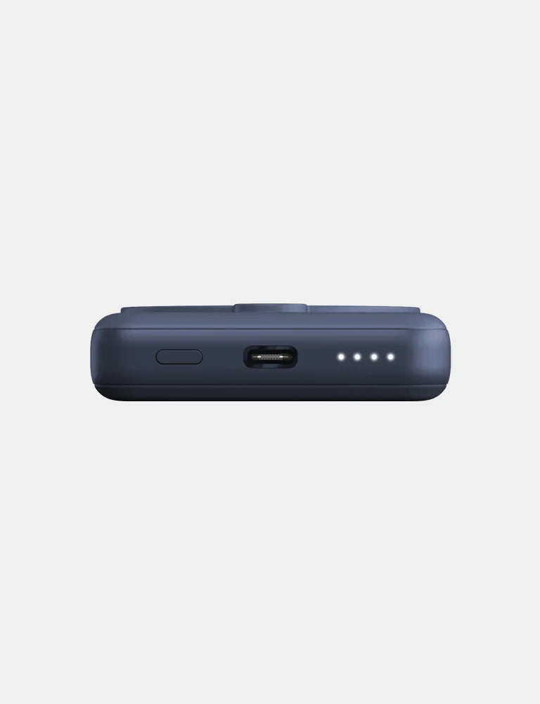 ENERGEA MAGPAC MINI 10000MAH ULTRA SLIM MAGSAFE COMPATIBLE POWER BANK WITH BUILT-IN VIDEO STAND - BLUE