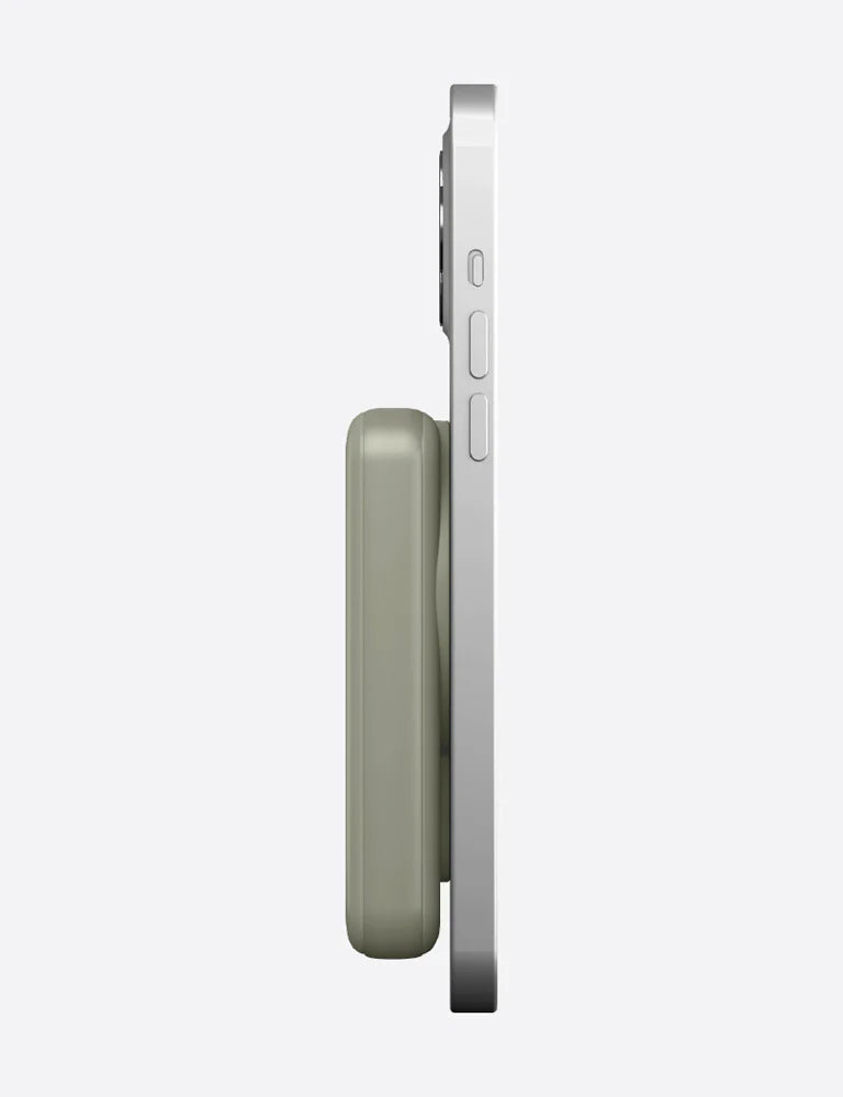 ENERGEA MAGPAC MINI 10000MAH ULTRA SLIM MAGSAFE COMPATIBLE POWER BANK WITH BUILT-IN VIDEO STAND - SAGE