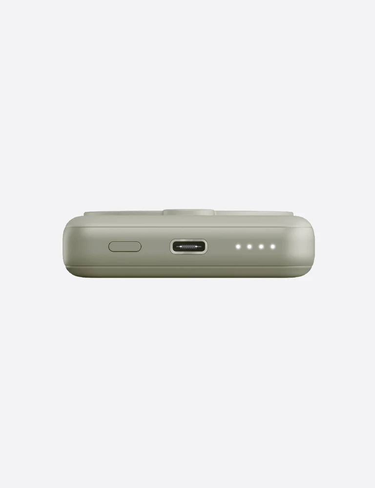 ENERGEA MAGPAC MINI 10000MAH ULTRA SLIM MAGSAFE COMPATIBLE POWER BANK WITH BUILT-IN VIDEO STAND - SAGE