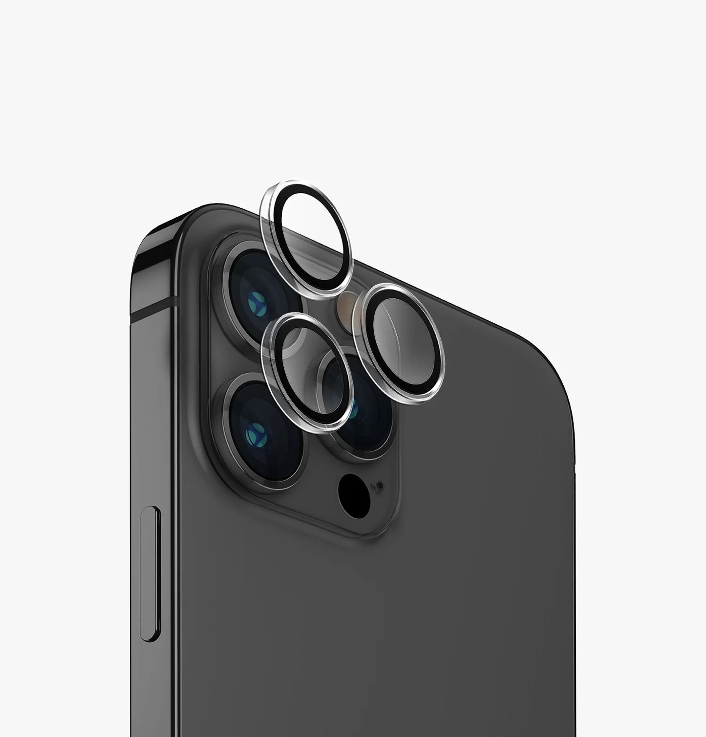 UNIQ OPTIX IPHONE 13 / 13 MINI CAMERA LENS PROTECTOR - GLOSSY CLEAR (CLEAR) - يونيك أوبتكس آيفون 13 / 13 ميني حماية عدسة الكاميرا - لامع شفاف (شفاف)