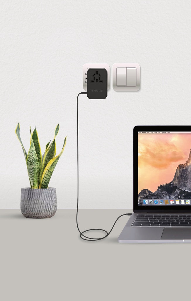 Powerology Universal Charger with Triple USB-A Ports