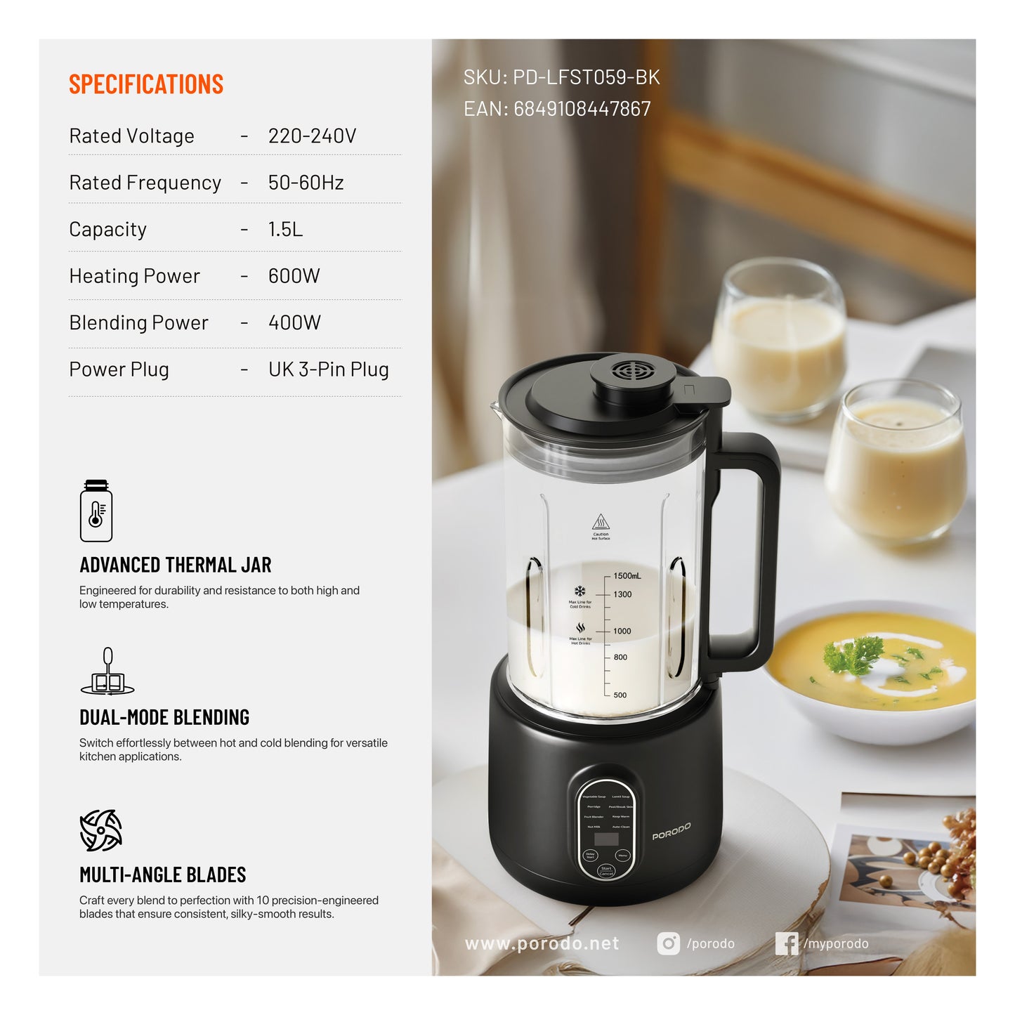 NUT MILK MAKER MAKE SOUP, BABY FOOD, BLEND FRUIT