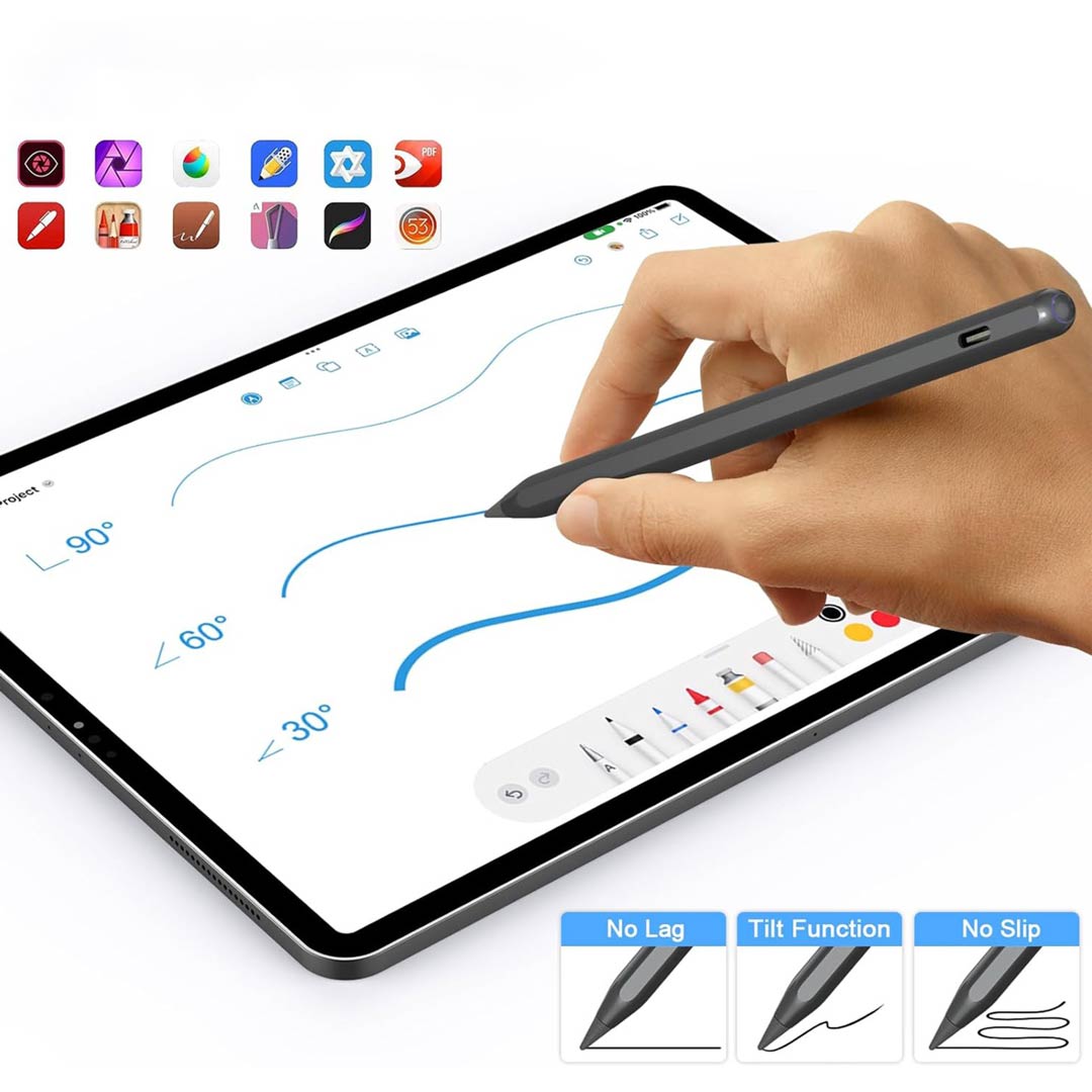 Powerology 1.5mm Tip Smart Apple iPad Pencil