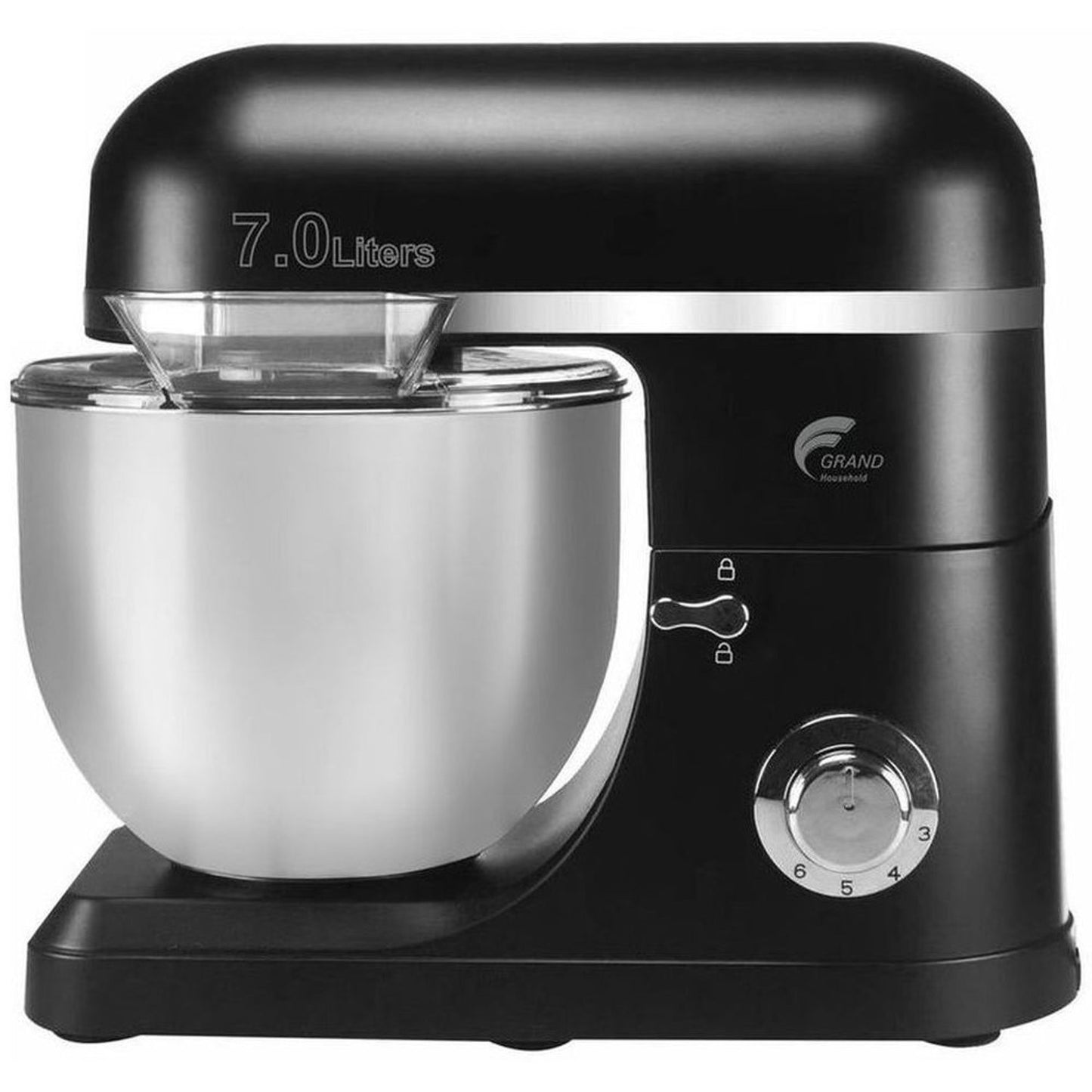 Stand Mixer 7L 1200W (Black) - خلاط ستاند 7 لتر 1200 واط (أسود)