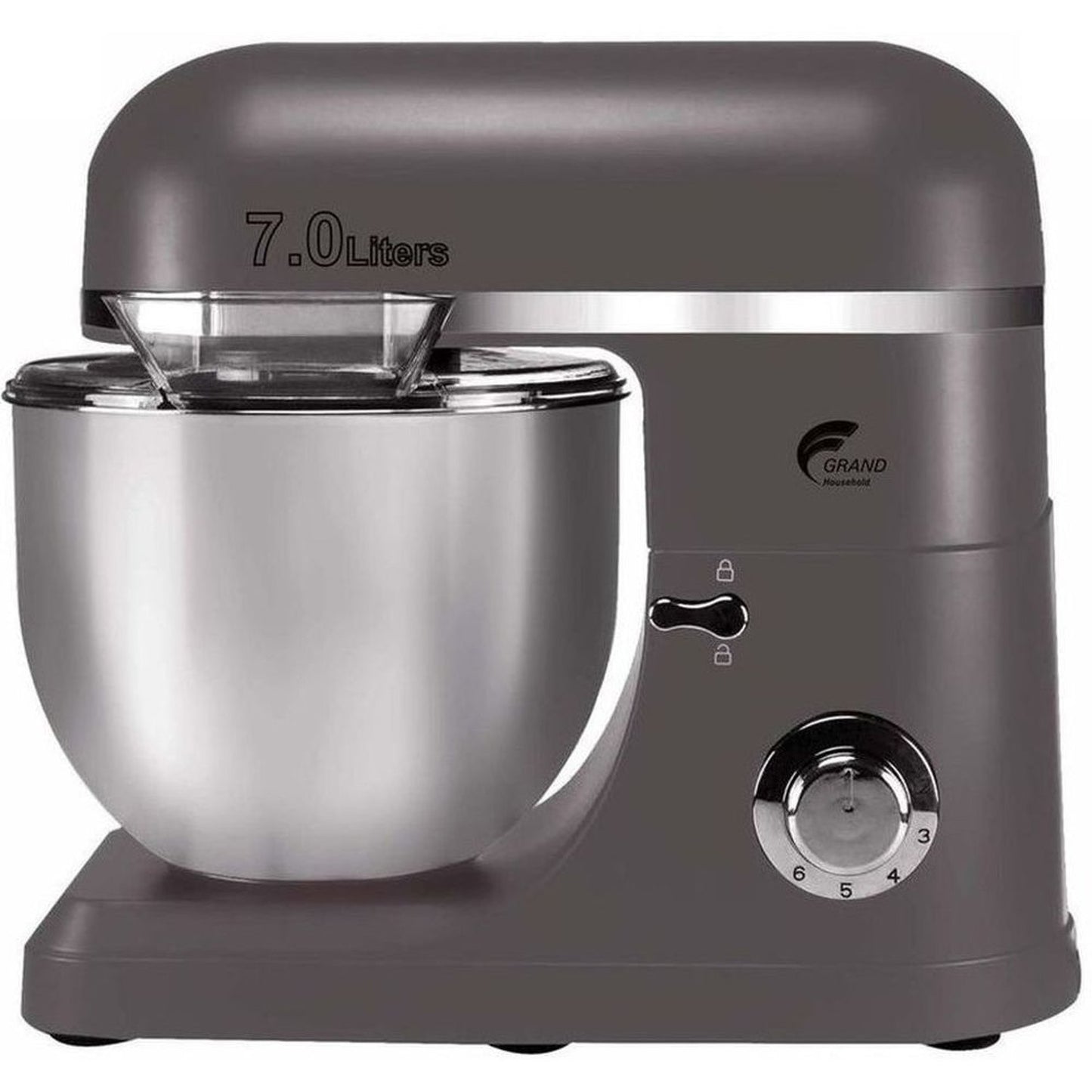 Stand Mixer 7L 1200W (Stainless Steel) - خلاط ستاند 7 لتر 1200 واط (ستانلس ستيل)