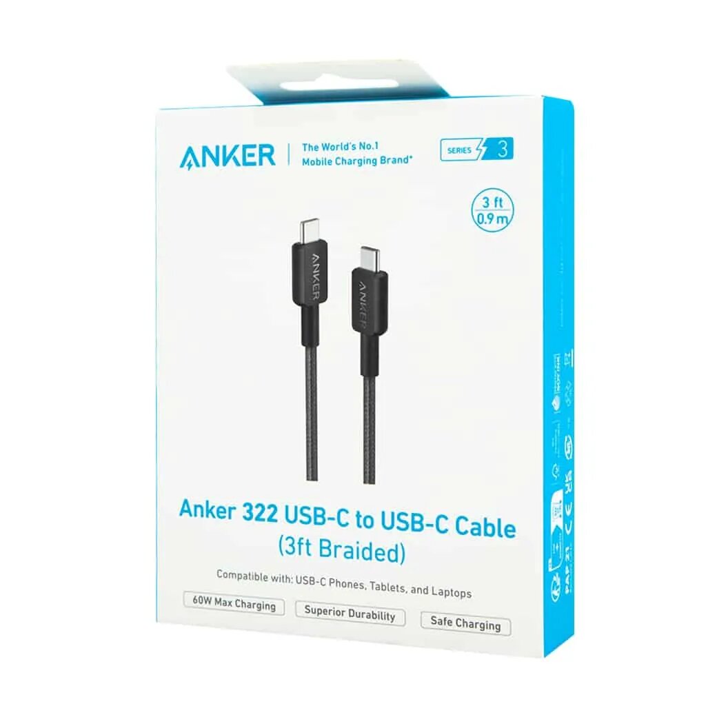 Anker 322 USB-C to USB-C Cable