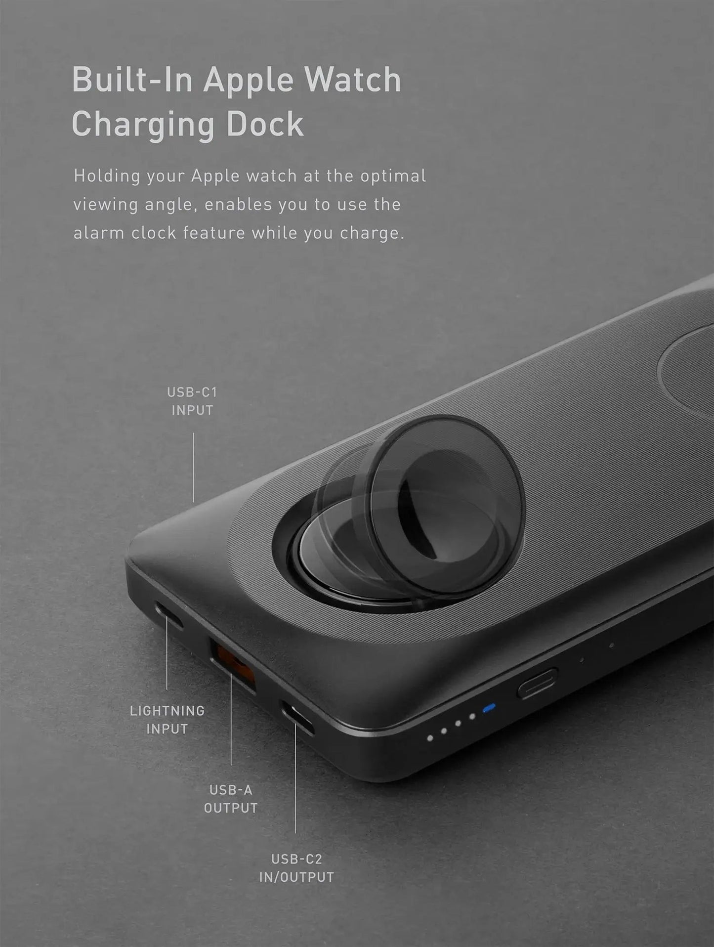 BAZIC GOPOWER MAG, 10000MAH MAGNETIC WIRELESS CHARGING POWER BANK - BLACK