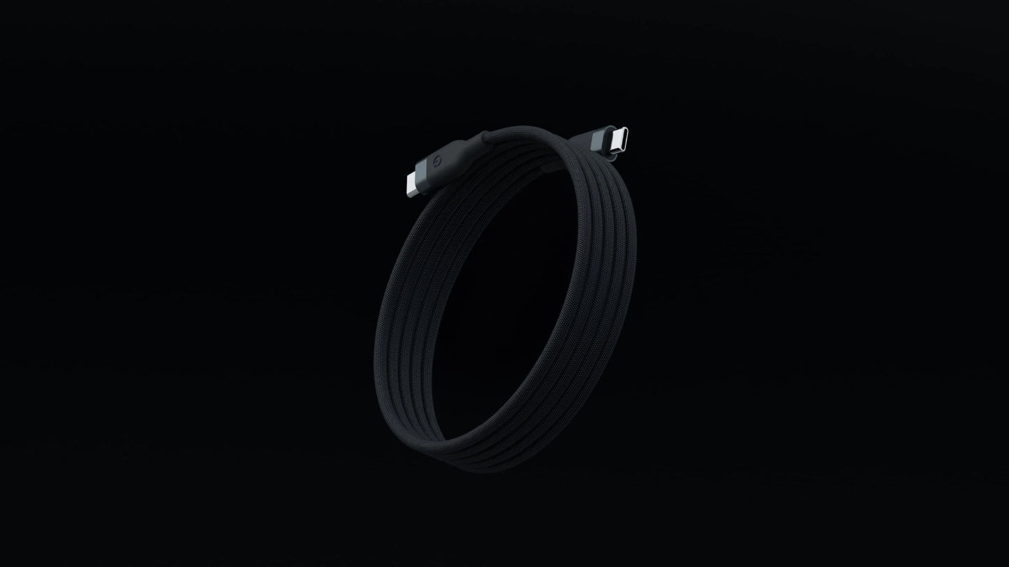 ENERGEA HELIX C-C MAGNETIC CABLE 480MBPS, 100W 1.5M - NATURAL