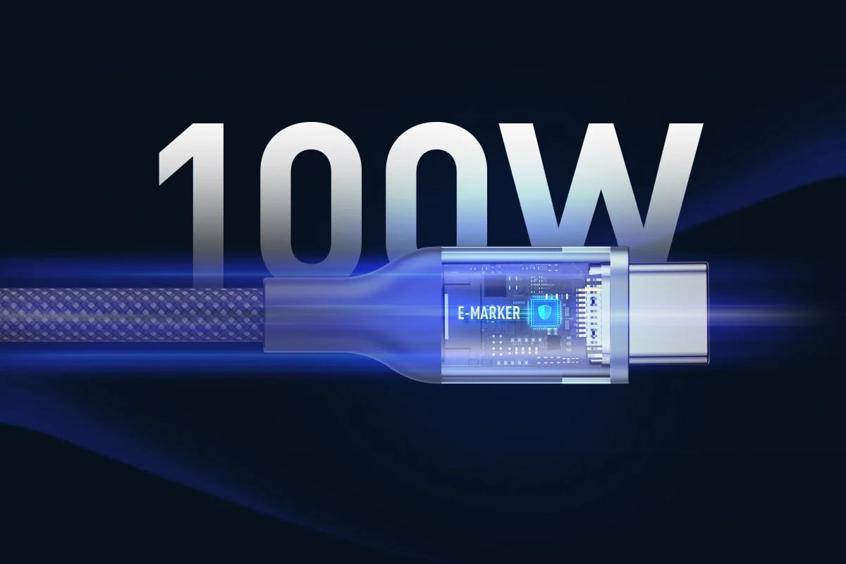 ENERGEA HELIX C-C MAGNETIC CABLE 480MBPS, 100W 1.5M - NATURAL