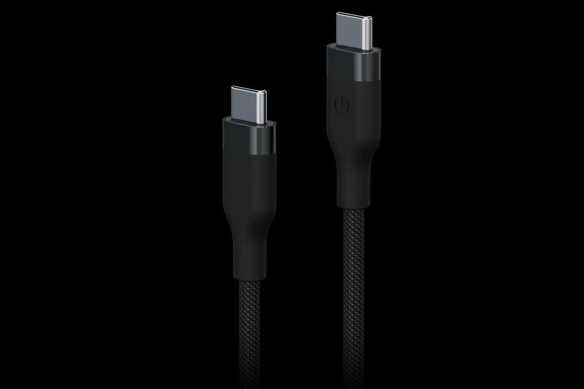 ENERGEA HELIX C-C MAGNETIC CABLE 480MBPS, 100W 1.5M - NATURAL