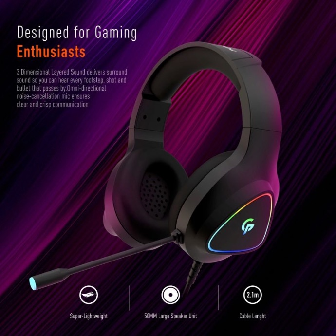 Gaming Headphone HD Sound with RGB