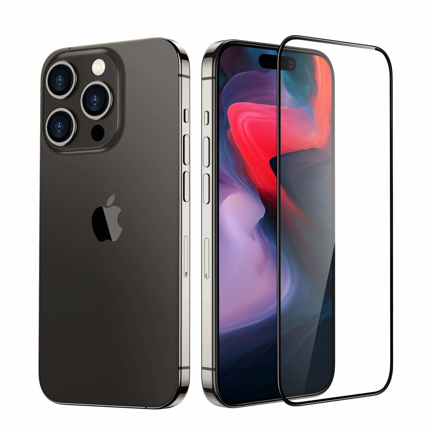 واقي شاشة ESR أرمورايت متوافق مع iPhone 15 Pro | ESR Armorite Screen Protector, Compatible with iPhone 15 Pro