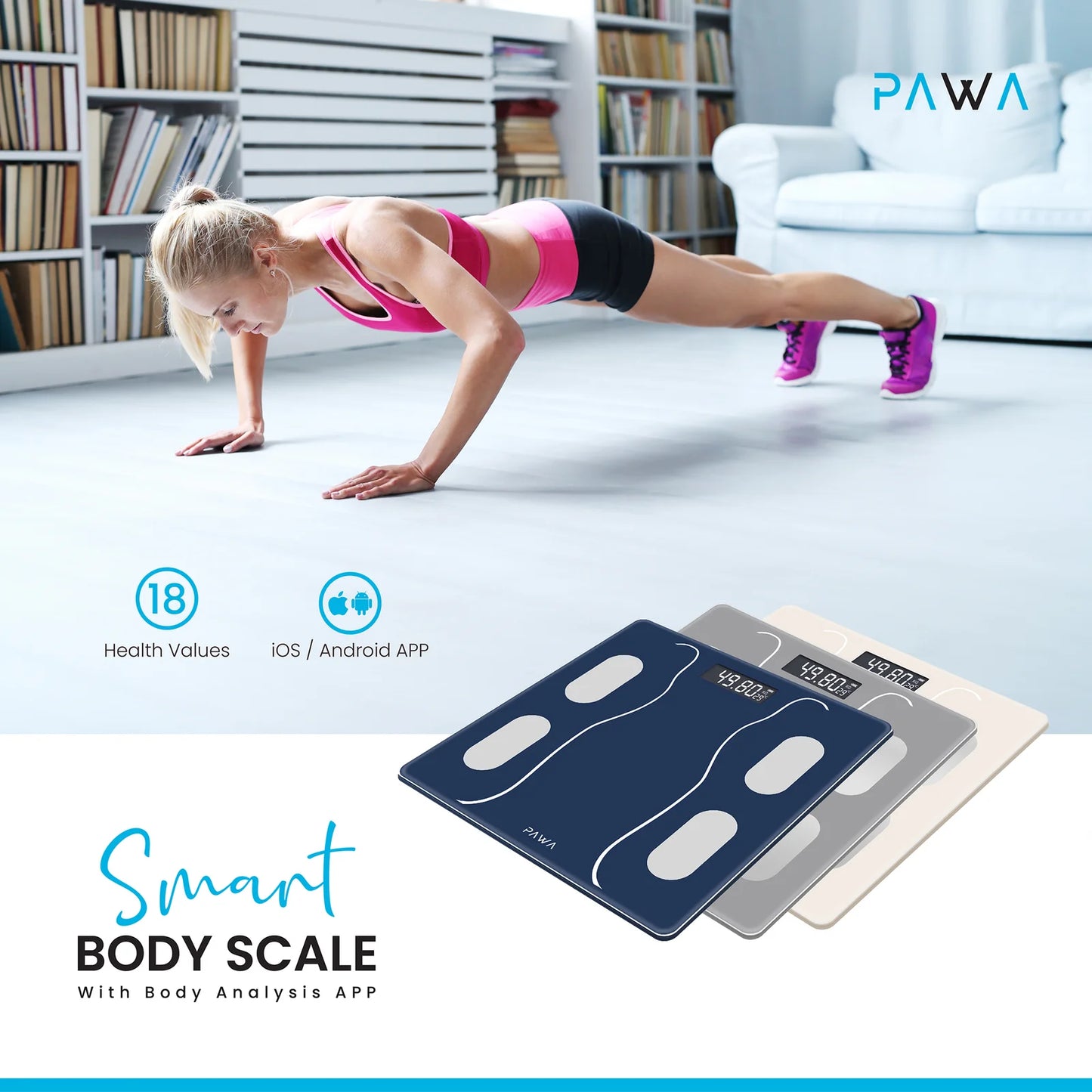 Pawa smart body scale with Body Analysis