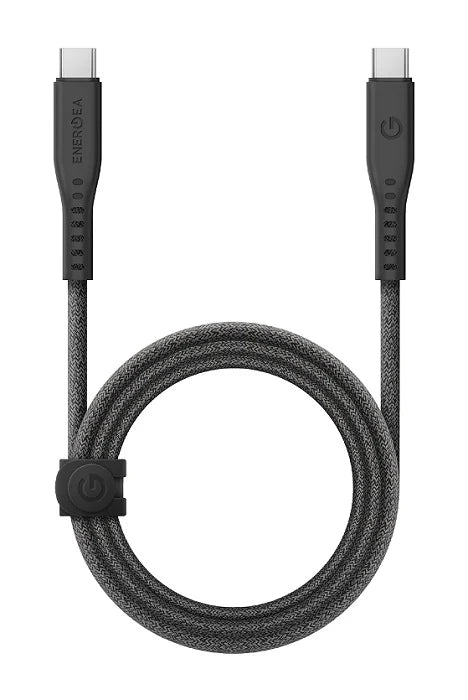 ENERGEA FLOW 10GPBS USB 3.2 GEN 2 C-C CABLE 10GBPS, 240W WITH MCT 2M -BLACK