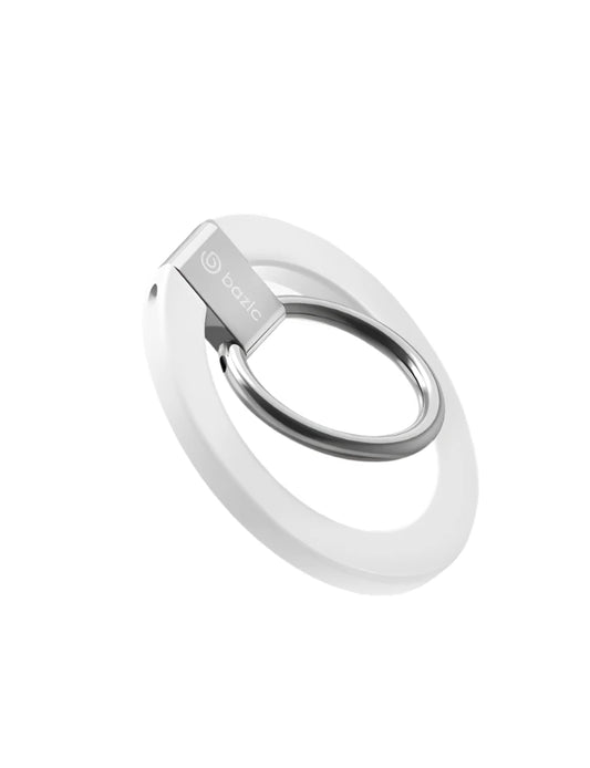 BAZIC GOMAG GRIP, MAGSAFE COMPATIBLE MAGNETIC PHONE GRIP - WHITE