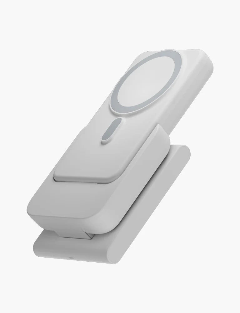BAZIC GOMAG FLEX 10K, 10000MAH REMOVEABLE POWERBANK WITH APPLE WATCH AND AIRPODS CHARGING STATION - WHITE