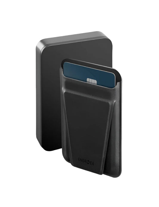 ENERGEA MAGWALLET CARD 10K, 10000MAH MAGPAC PLUS POWER BANK WITH MAGWALLET CARD - GUN/BLK