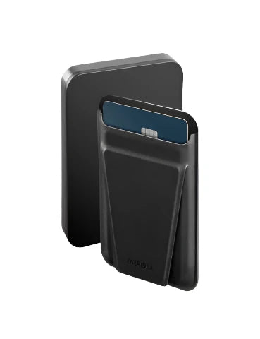 ENERGEA MAGWALLET CASH 5K, 5000MAH MAGPAC PLUS POWER BANK WITH MAGWALLET CASH - GUN/BLK