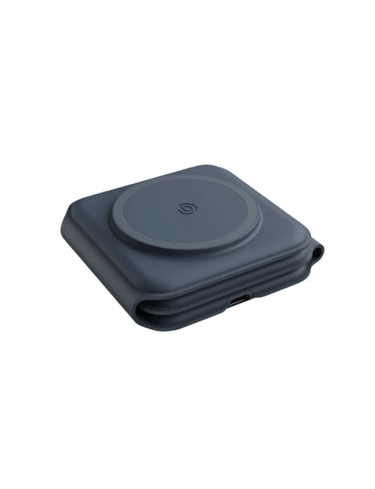 BAZIC GOMAG TRIO PLUS, 3IN1 ELEVATED FOLDABLE MAGNETIC WIRELESS CHARGER 15W IPHONE/WATCH/AIRPODS - NAVY BLUE