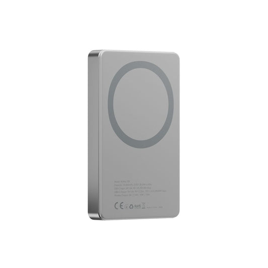 ENERGEA ALUPAC AIR,  10000MAH ULTRA LIGHT ALUMINIUM MAGSAFE COMPATIBLE POWER BANK - GUN