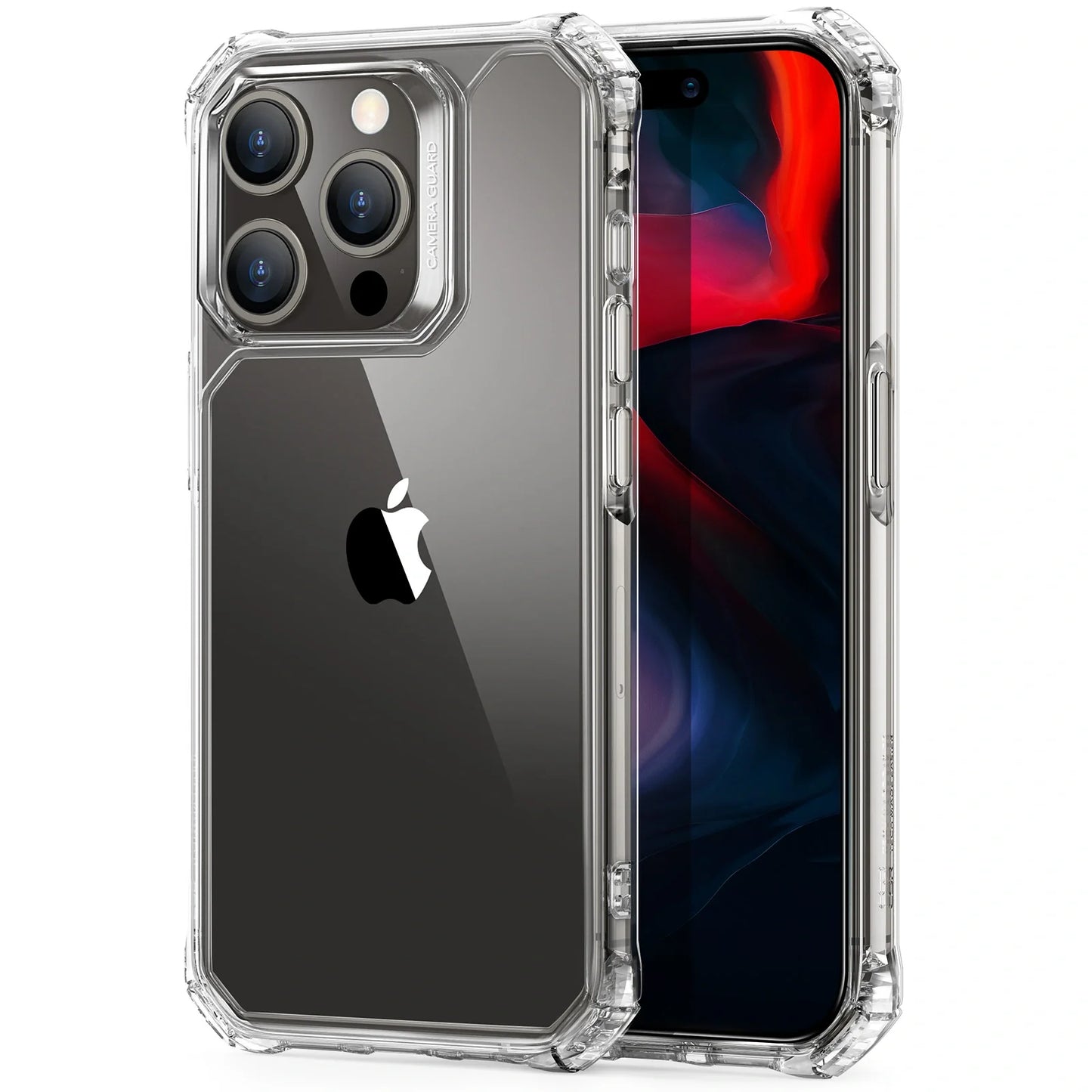 غطاء ESR إير أرمور شفاف، متوافق مع iPhone 15 Pro Max - أزرق داكن | ESR Air Armor Clear Case, Compatible with iPhone 15 Pro Max, Clear Dark Blue
