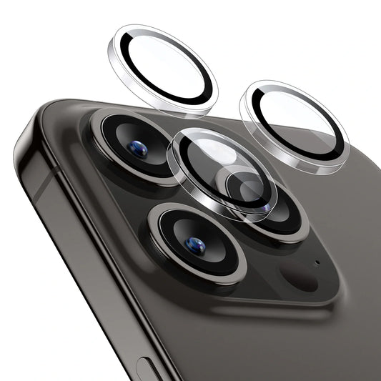 واقي عدسة كاميرا ESR أرمورايت متوافق مع iPhone 15 Pro / 15 Pro Max - شفاف | ESR Armorite Camera Lens Protectors, Compatible with iPhone 15 Pro/15 Pro Max - Clear